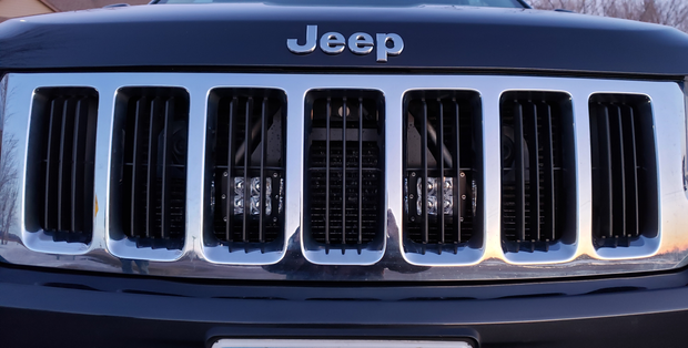 4x4 Fabworks 11-21 Jeep Grand Cherokee WK2 LED Grille Kit #10J029