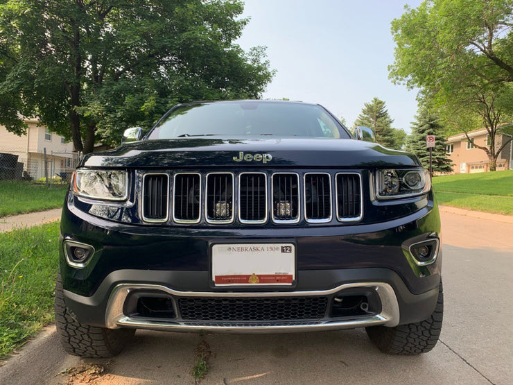 4x4 Fabworks 11-21 Jeep Grand Cherokee WK2 LED Grille Kit #10J029